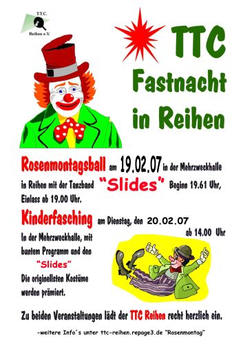 Fastnachtsplakat Fastnachtsplakat